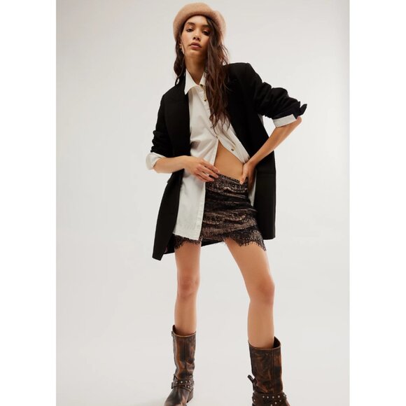 Free People Zoey Lace Mini Size 4 Small NWT - Picture 3 of 7